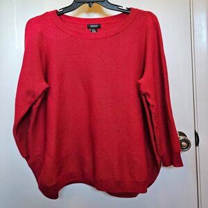 Size 2X Bright Red Jones & Co Sweater